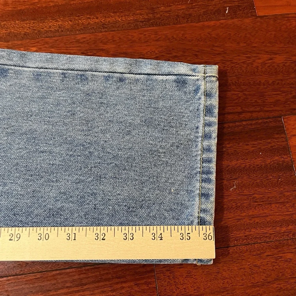 Levis Jeans Mens 33x36 Blue Regular Straight Leg Light Wash Blue Workwear NEW